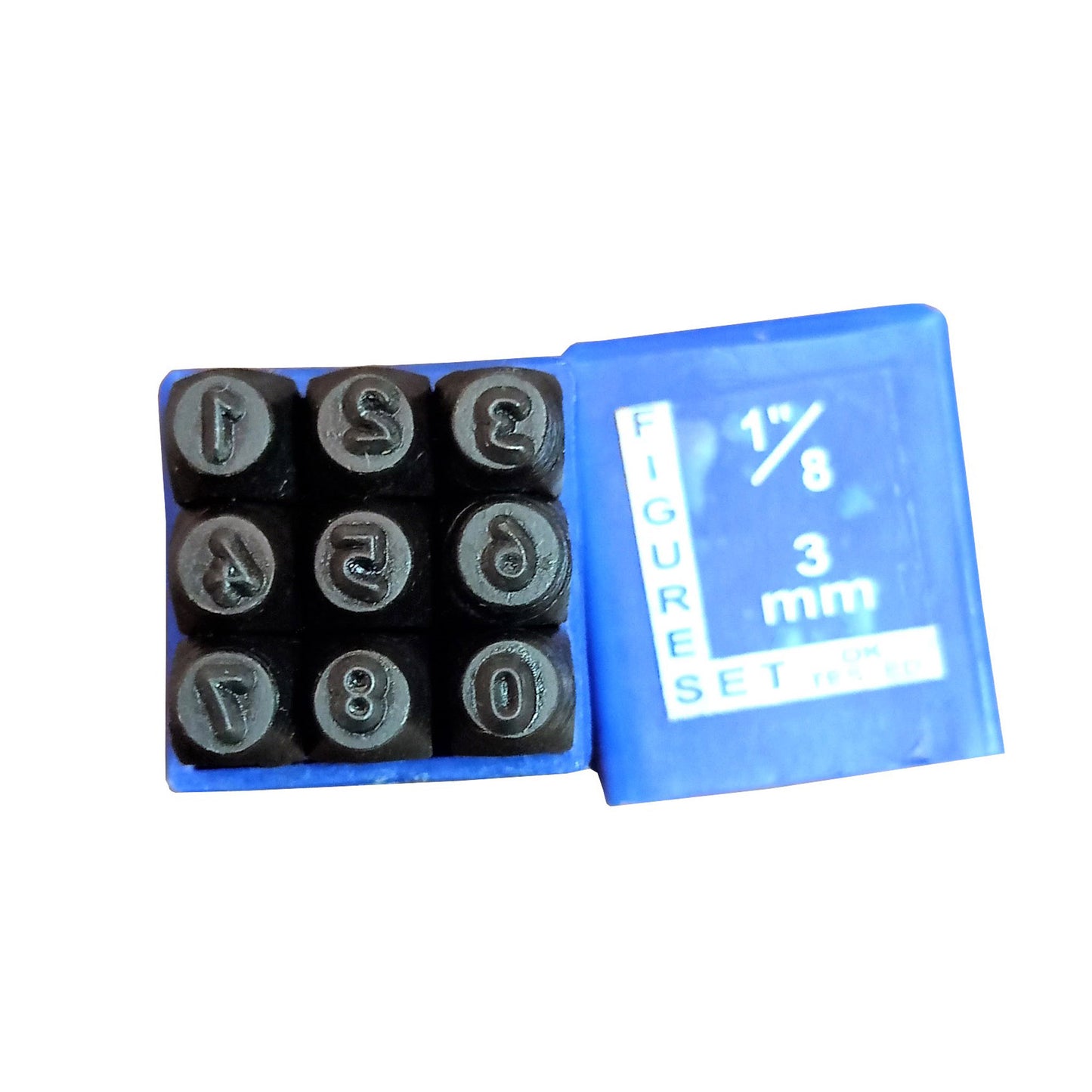 Number Stamp 0 To 9 Large (Size 1/8) For Gold And Silver Jewellery Works